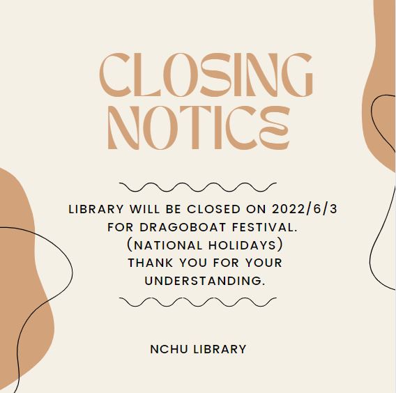 closing notice