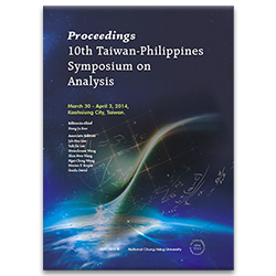 Proceedings: 10 th Taiwan-Philippines Symposium on Analysis s-A004