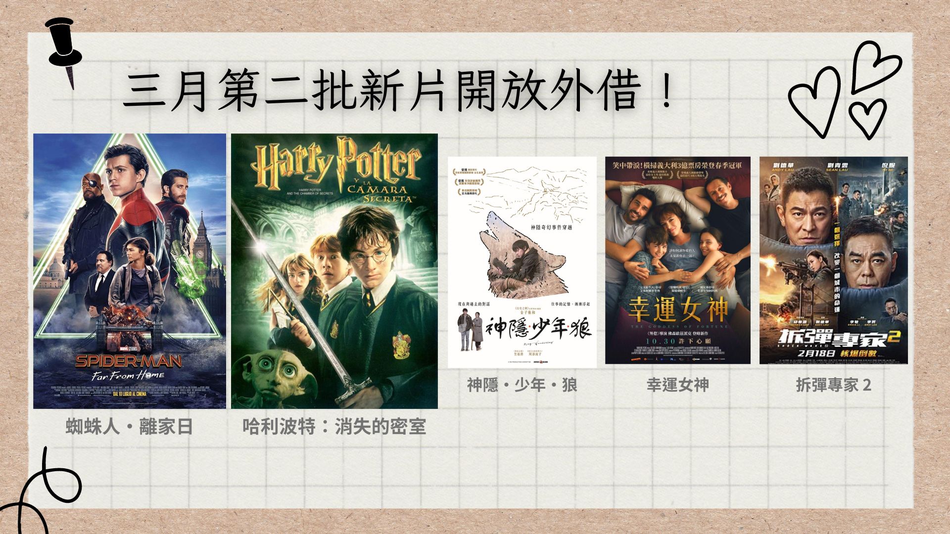 三月第二批新片開放外借1