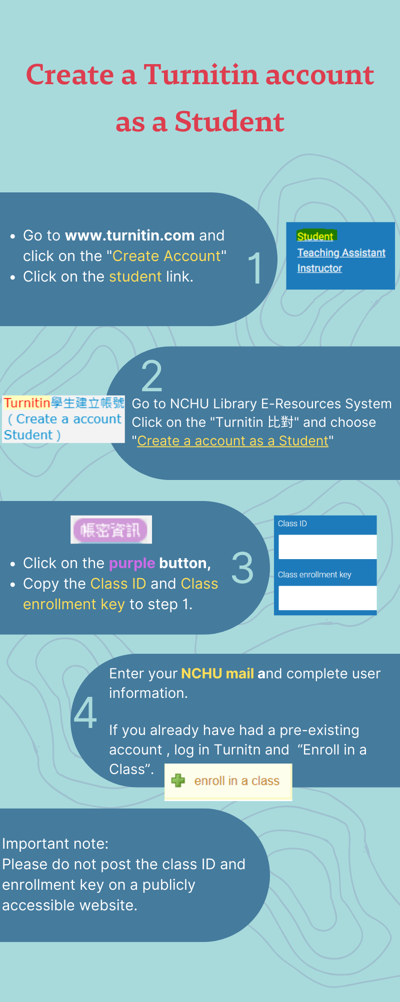 create Turnitin account student