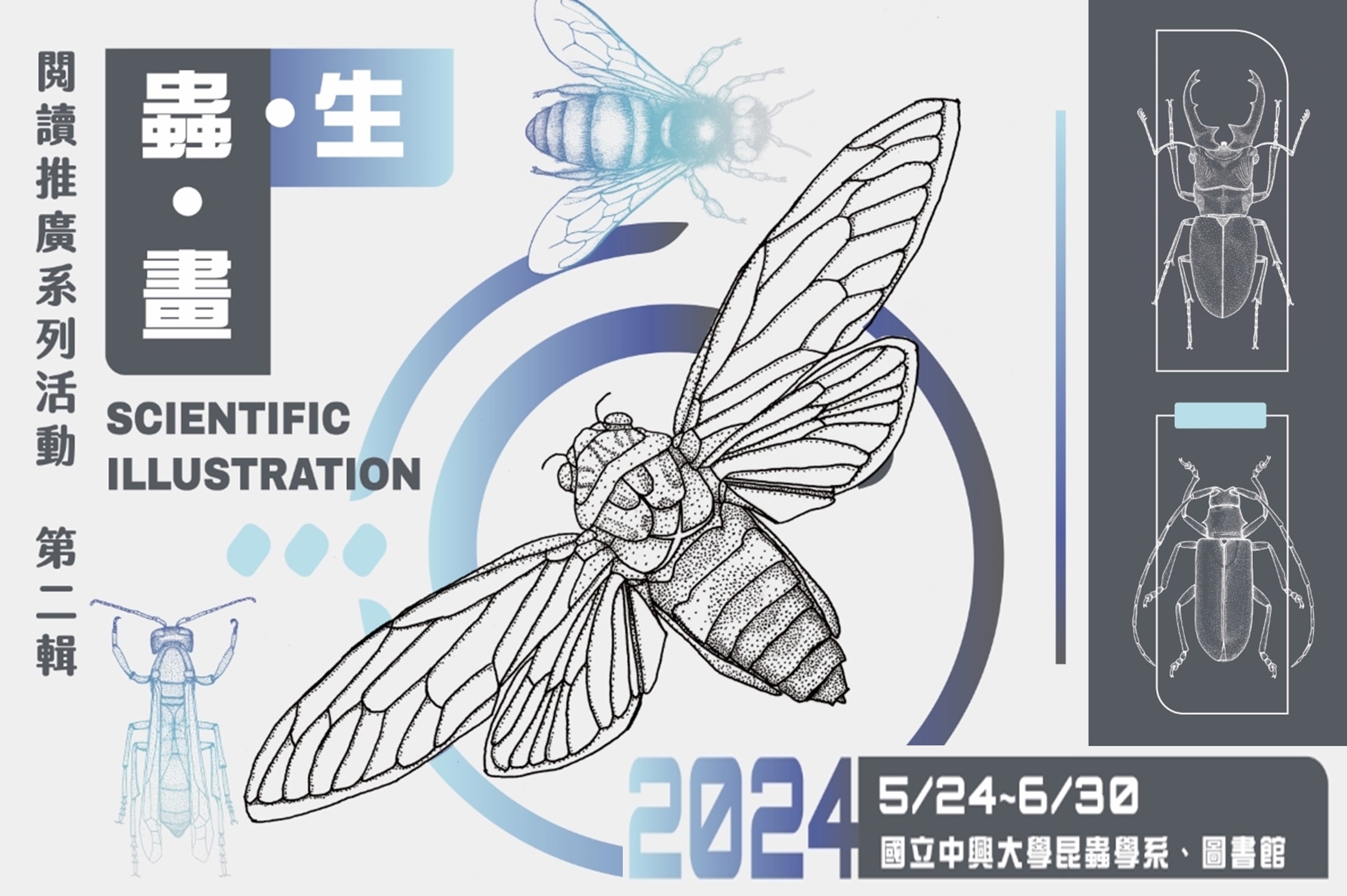 圖書館x昆蟲系：蟲生．蟲畫圖