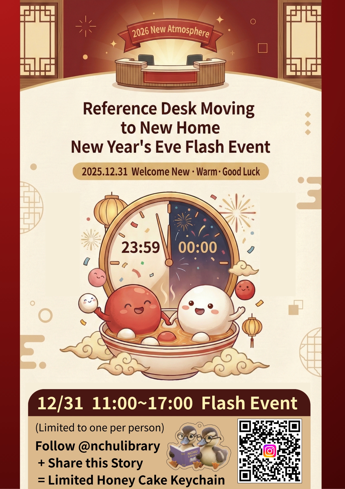 Reference desk moving to new home