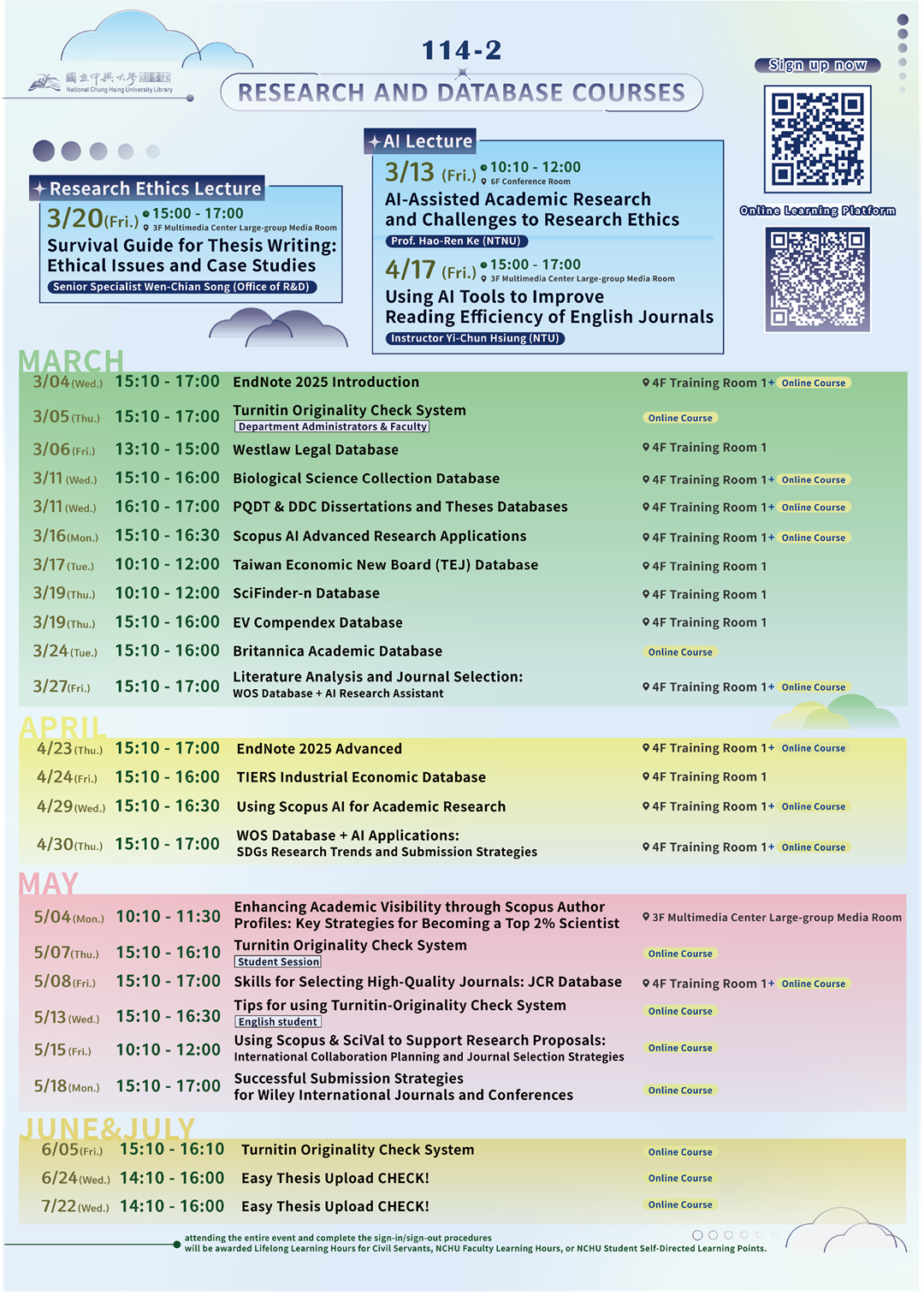 114-2 Research and Database Courses