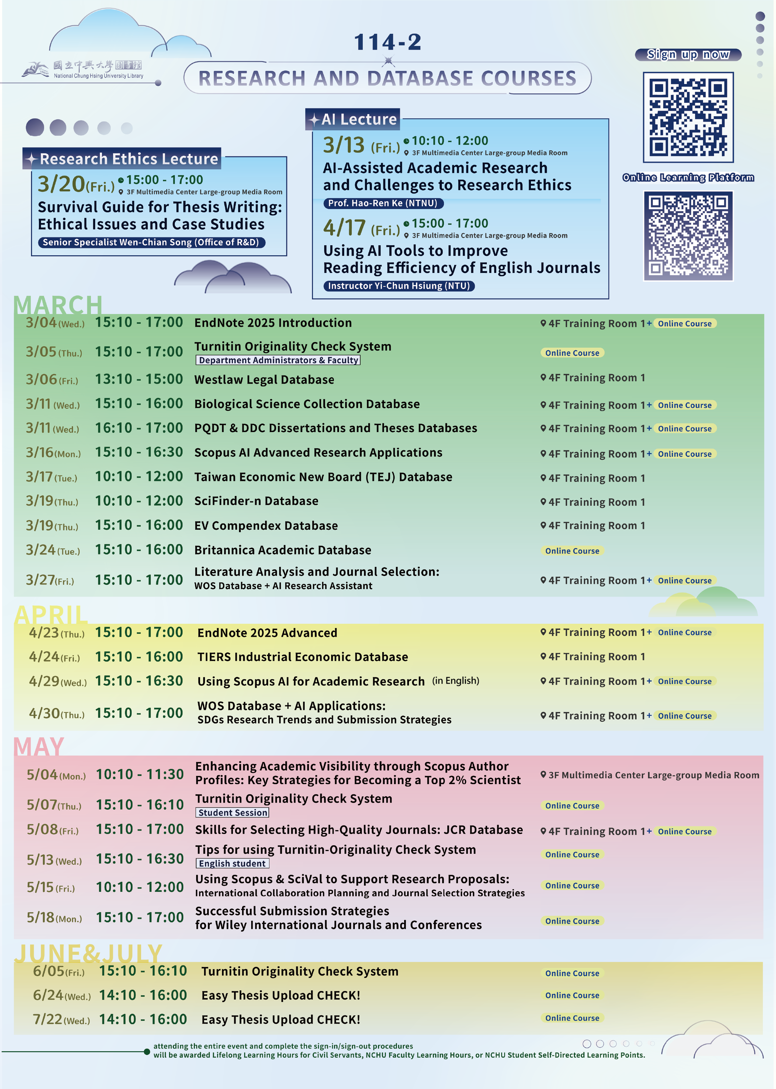114-2 Research and Database Courses