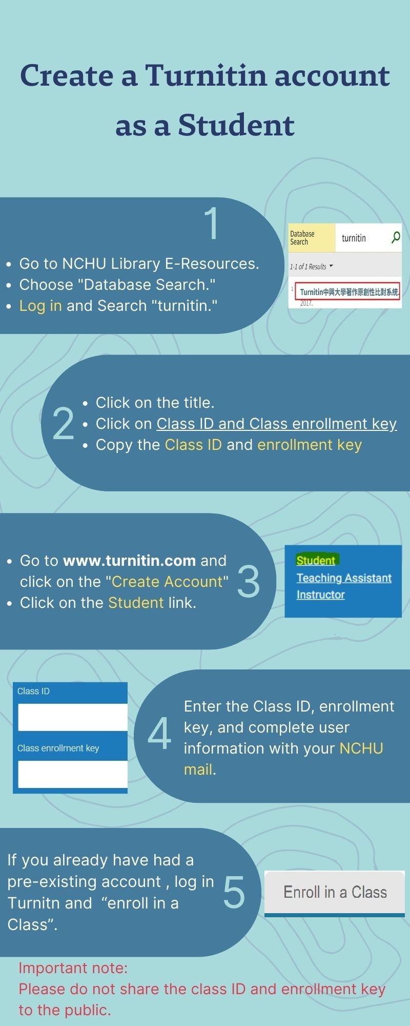 create Turnitin account student