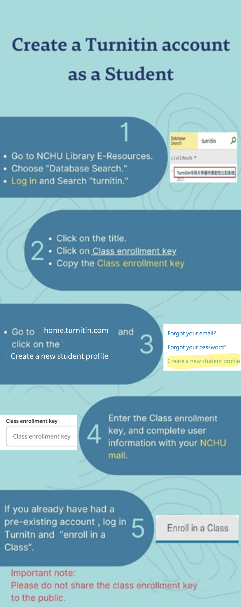 create Turnitin account student